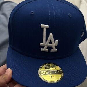 New Era LA Dodgers 59FIFTY Fitted Cap - Blue/White